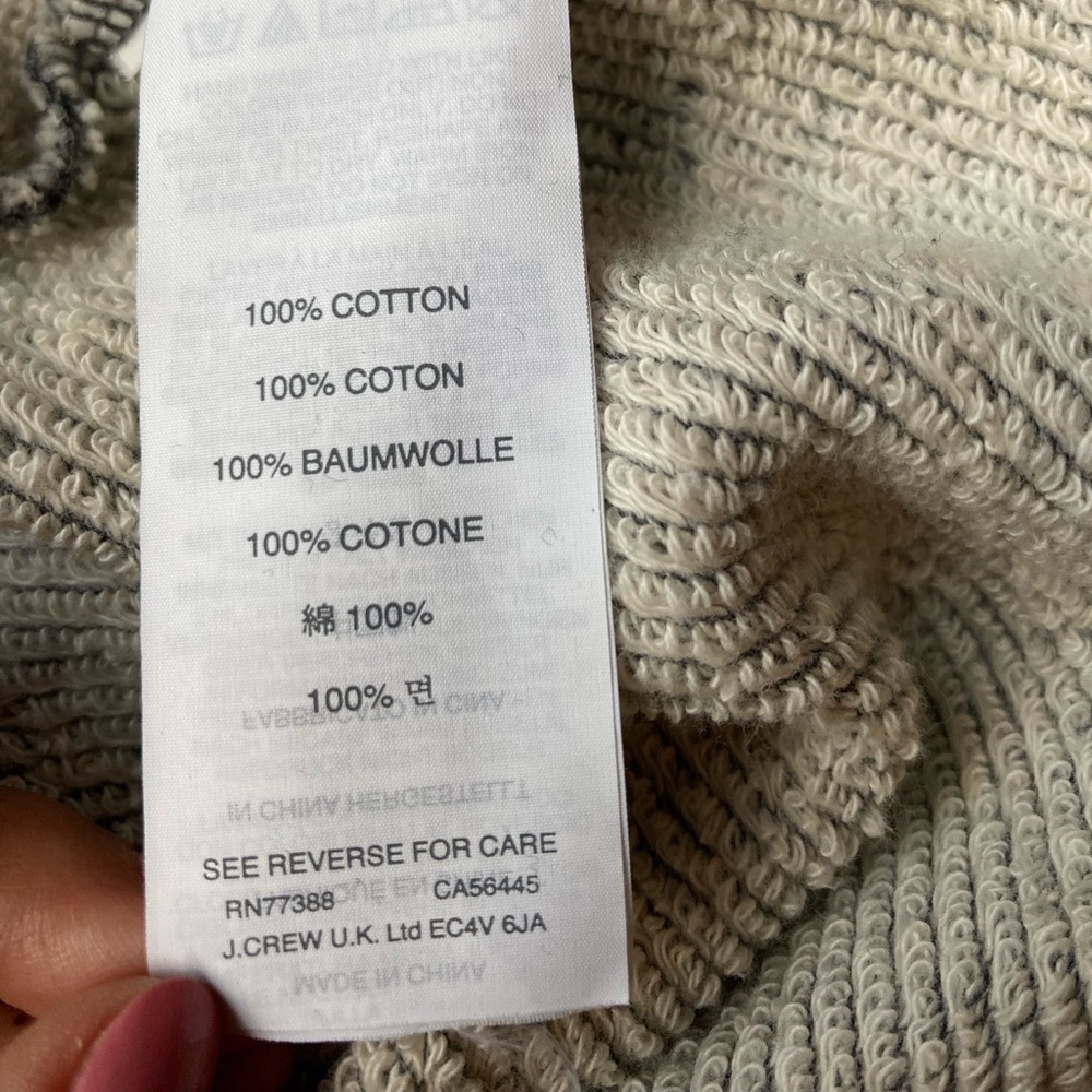 J Crew size small sweatshirt with metallic detailing - Picture 8 of 10